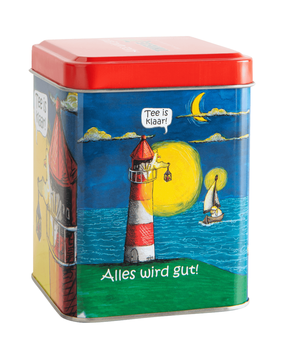 Teedose Alles wird gut 100g gefüllt