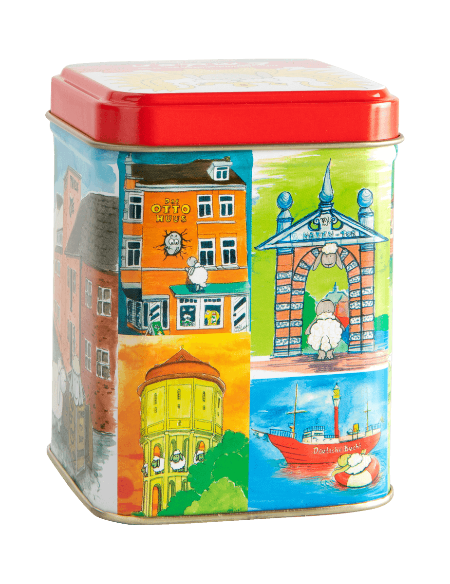 Teedose Emder-Sehenswürdigkeiten 100g gefüllt